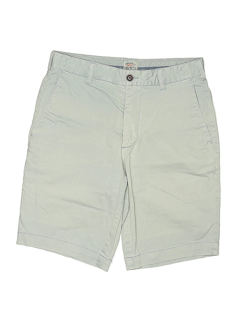 Click to view more detailed imagery on our partner's website Pre-owned Faherty Khaki Shorts In Green