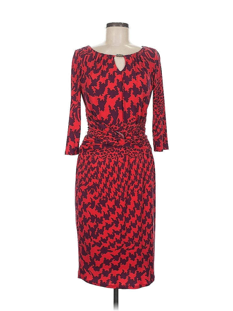 Pre-owned Sangria Cocktail Dress In Red