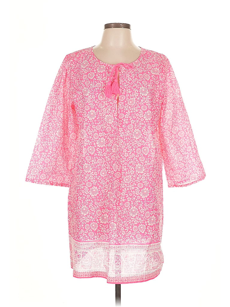 Pre-owned J.crew Factory Store 3/4 Sleeve Blouse In Pink