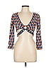 Ronny Kobo Orange Brown Geometric Crop Top Size L - photo 1