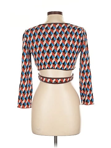 Ronny Kobo Geometric Crop Top (view 2)