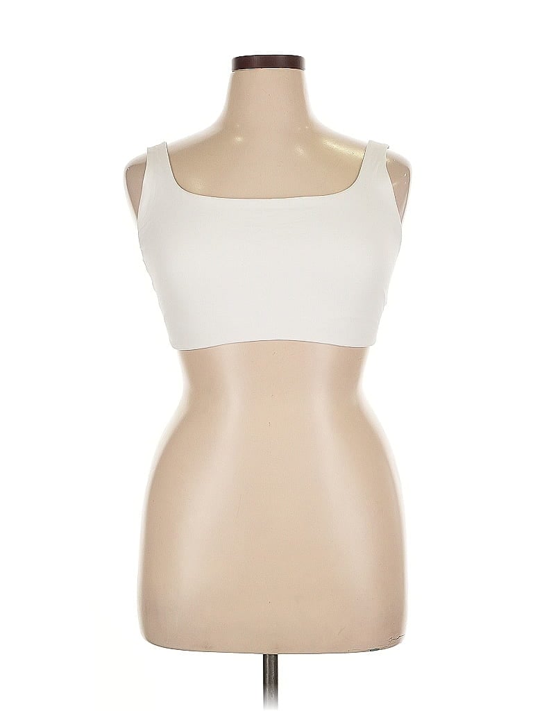 Pre-owned Offline By Aerie Tube Top Ivory Strapless Neckline Tops In White
