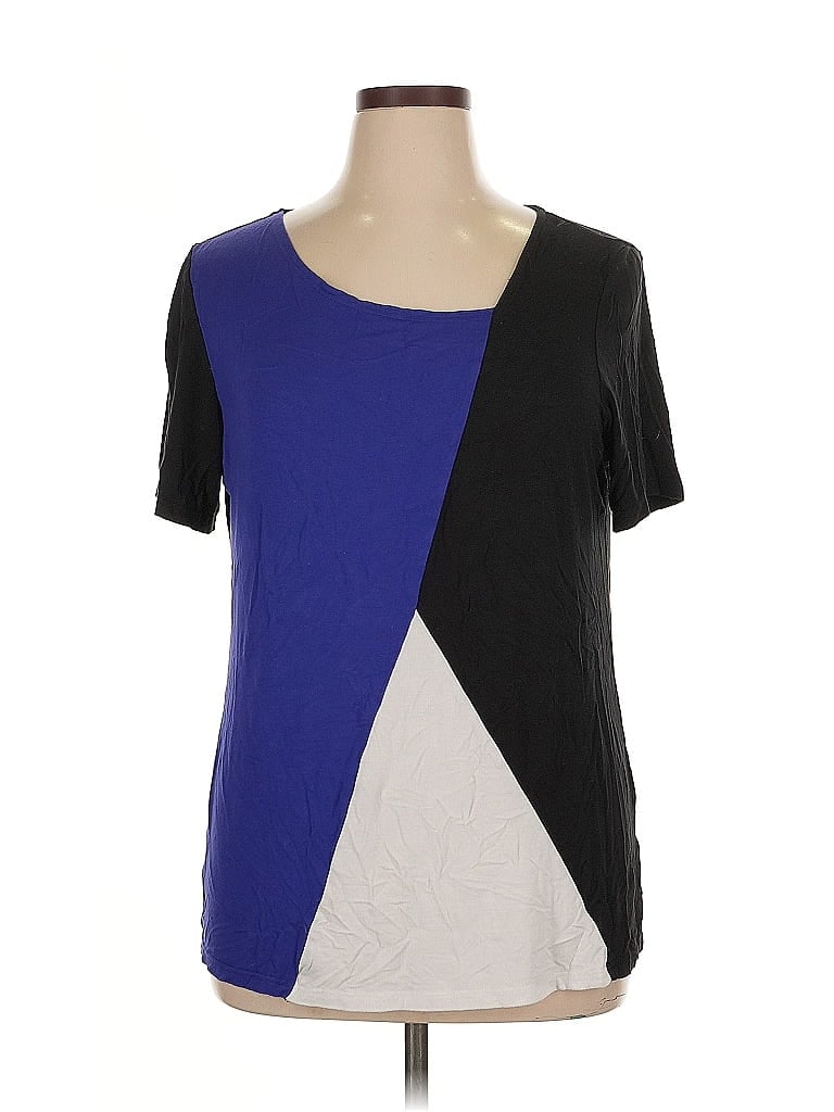 Pre-owned Assorted Brands Short Sleeve T-shirt In Blue