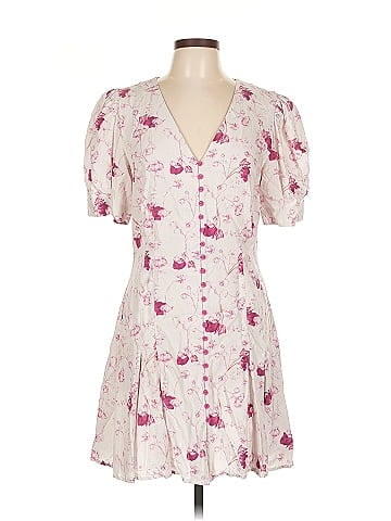 Chelsea And Walker Floral Button Front Mini Dress (view 1)