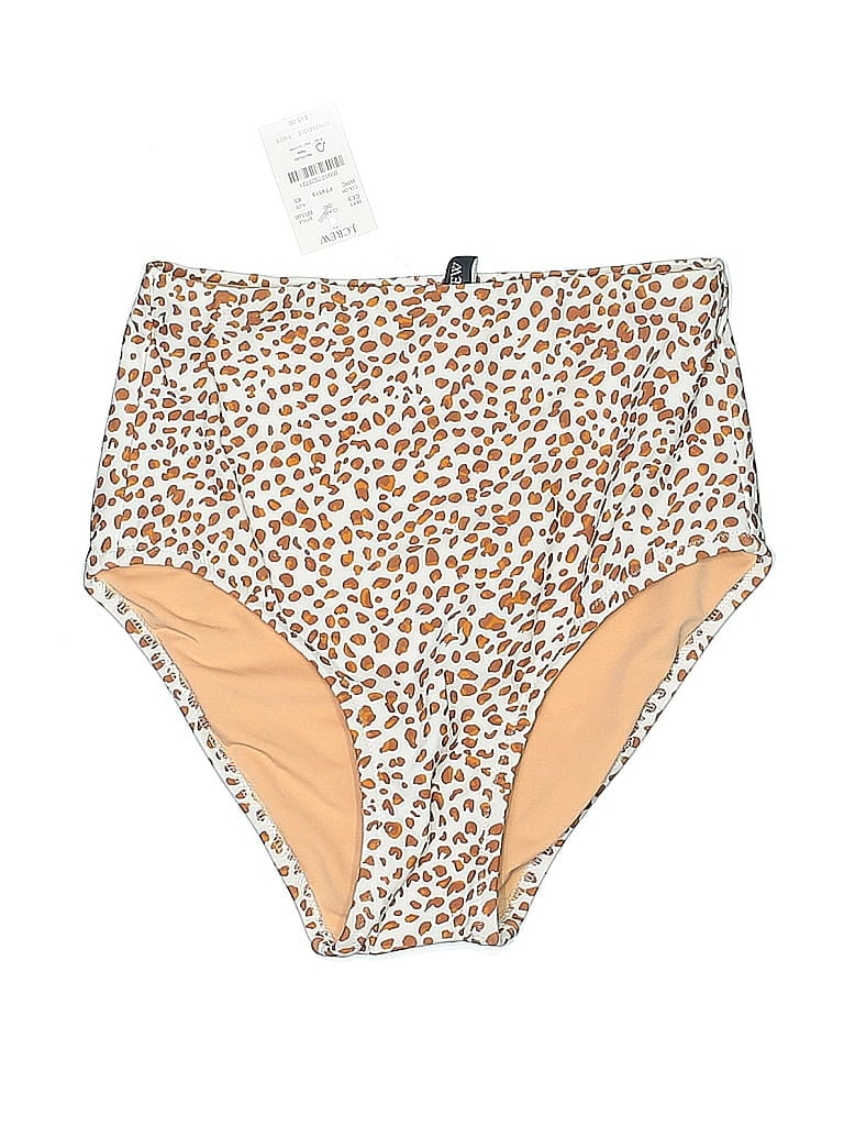 Pre-owned J.crew Factory Store Swimsuit Bottoms In Brown