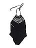Jantzen Graphic Black One Piece Swimsuit Size S - photo 2