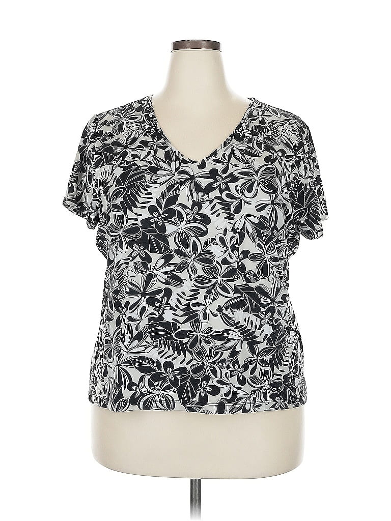 Pre-owned Apostrophe Short Sleeve T-shirt In Silver