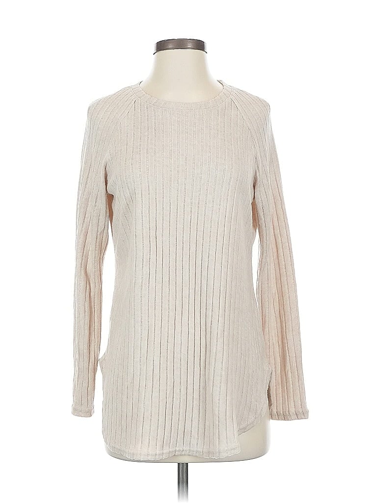 Pre-owned Unbranded Pullover Sweater In White