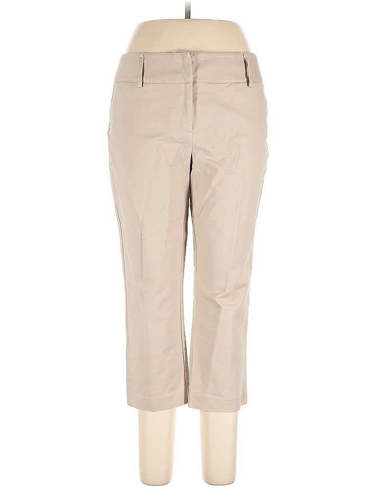 Pre-owned Dana Buchman Khaki Pant In Brown