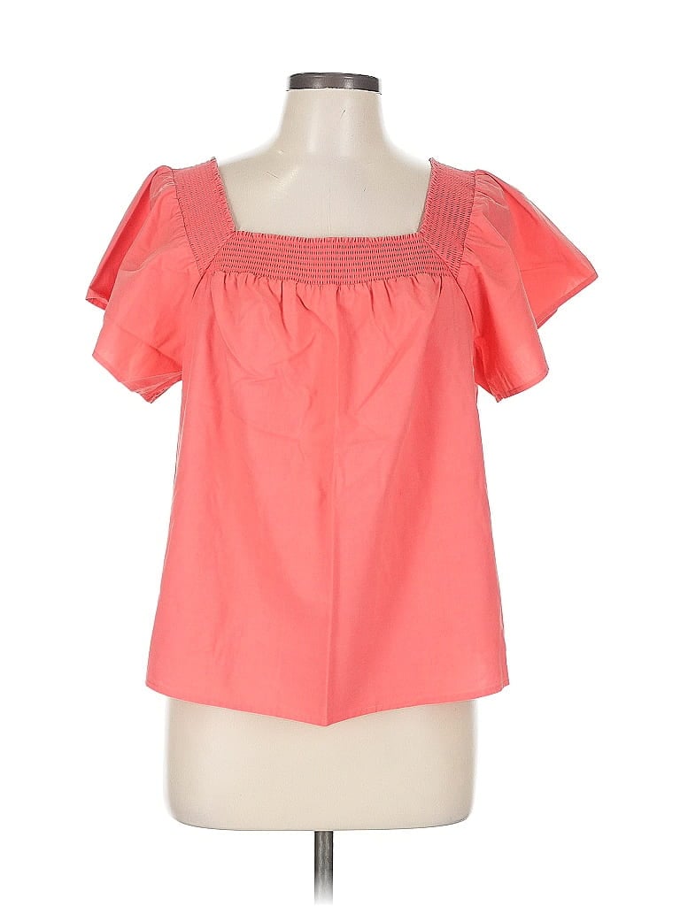 Pre-owned Rails Short Sleeve Blouse In Orange