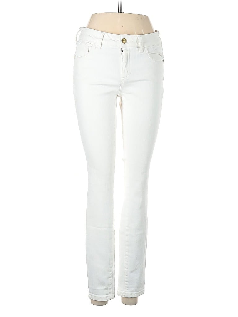 Pre-owned Pilcro And The Letterpress Jeans In White