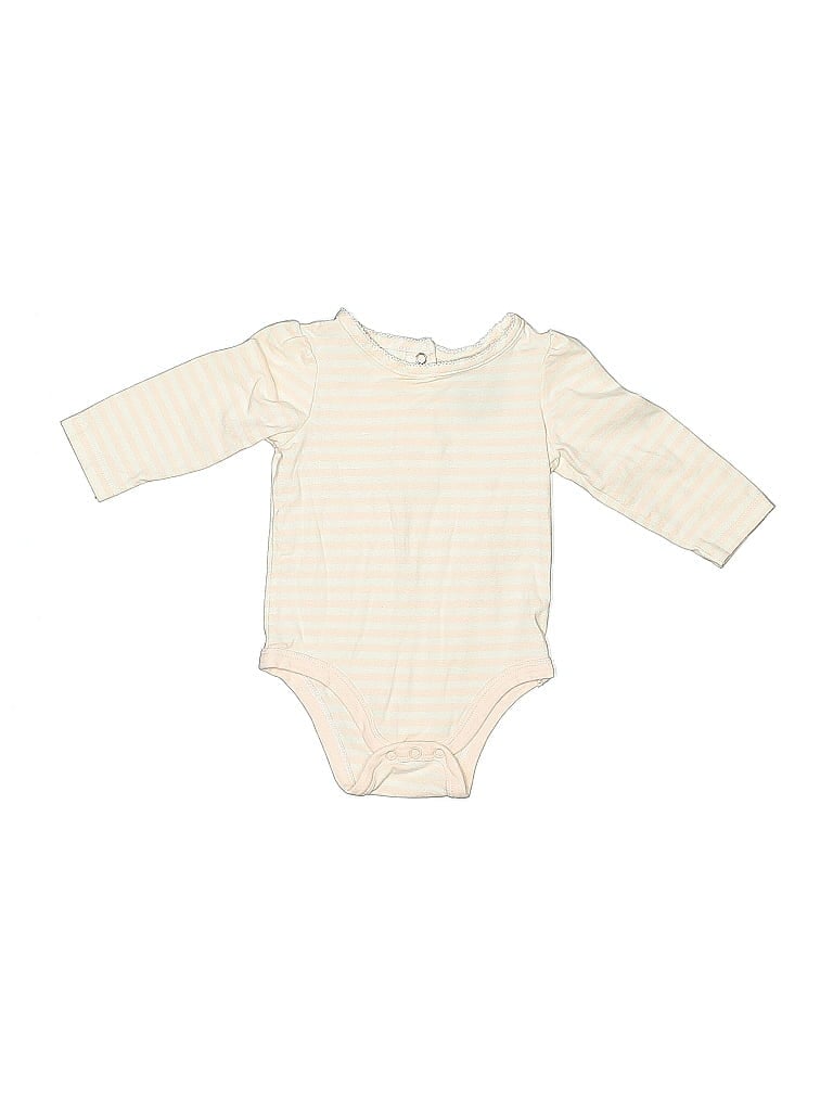 Pre-owned Cynthia Rowley Tjx Babies' Long Sleeve Onesie In White