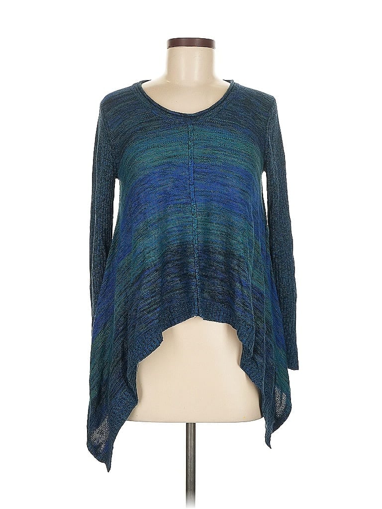 CABLE & GAUGE Pre-owned Pullover Sweater In Blue