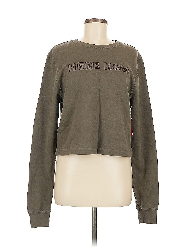 Pre-owned Assorted Brands Sweatshirt In Green
