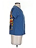 LAT 100% Cotton Blue Short Sleeve Top Size S - photo 4