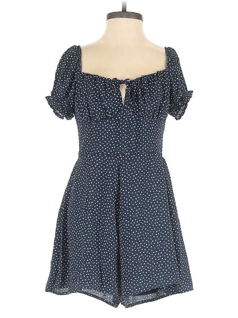 Pre-owned La Hearts Romper In Blue