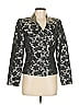 JS Collections 100% Acetate Paisley Gray Blazer Size 6 - photo 1