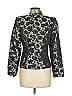 JS Collections 100% Acetate Paisley Gray Blazer Size 6 - photo 2