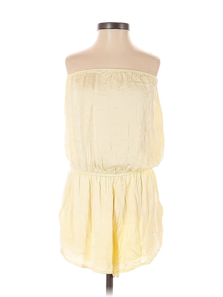 Don't Ask Why Romper In Yellow