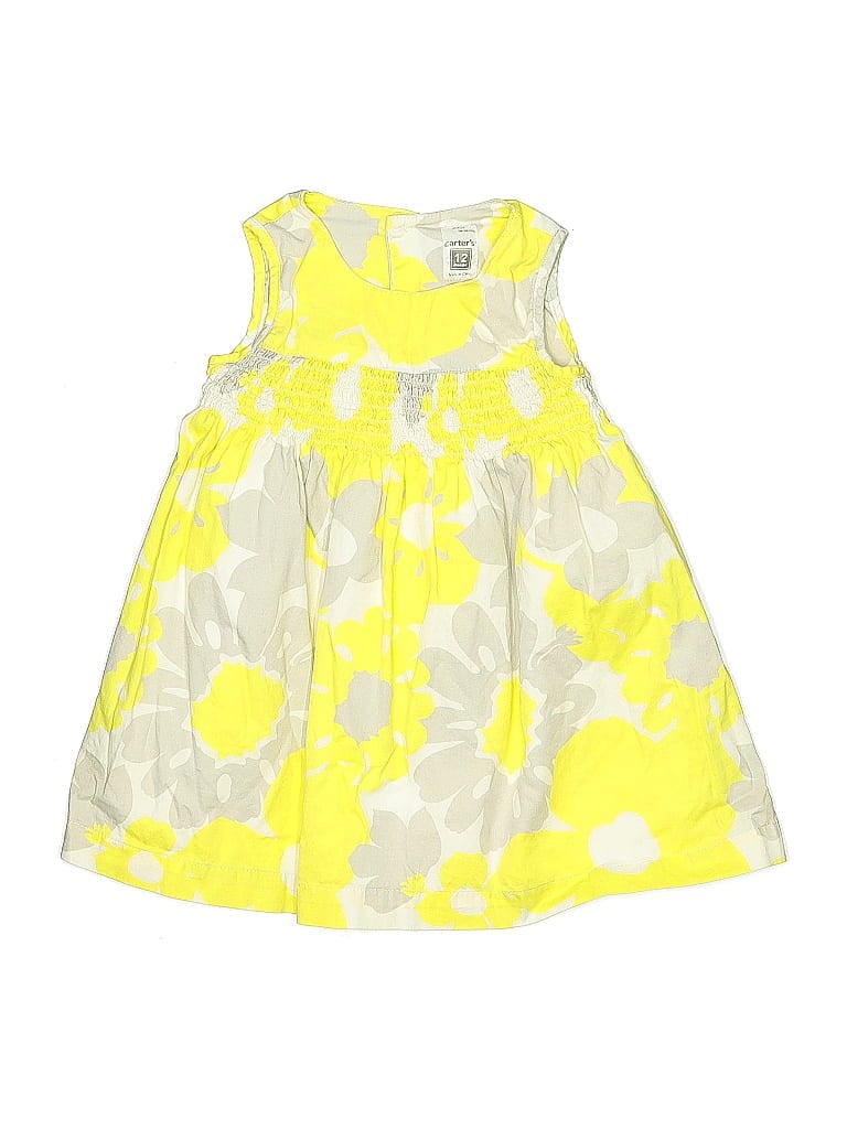 Pre-owned Carter's Babies' Dress In Yellow
