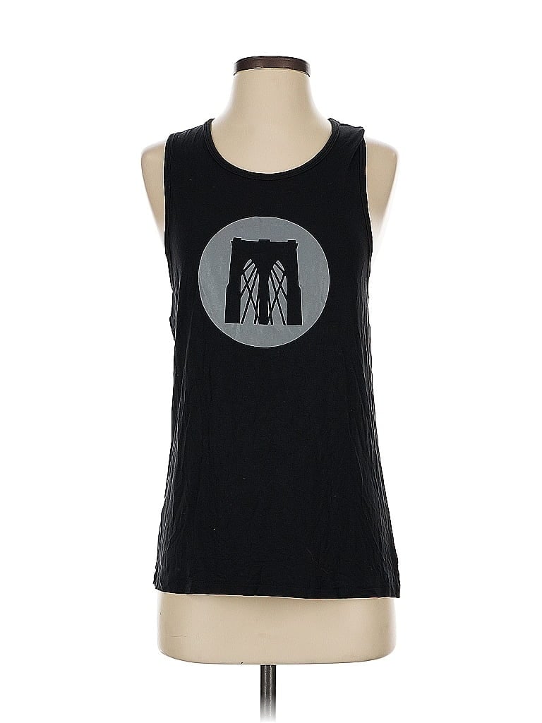 Pre-owned Assorted Brands Sleeveless T-shirt In Black