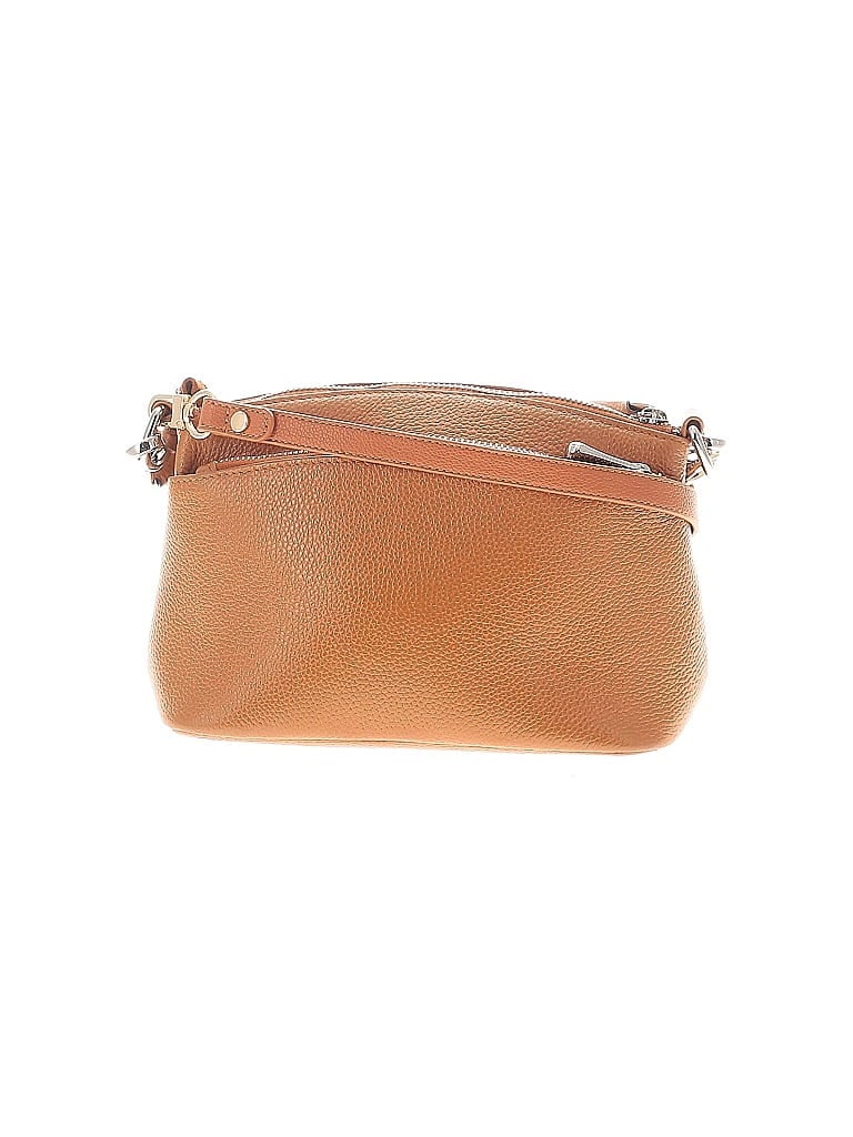 Pre-owned Assorted Brands Leather Satchel In Brown