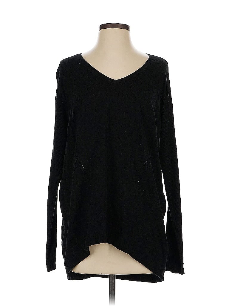 Pre-owned White House Black Market Pullover Sweater In Black