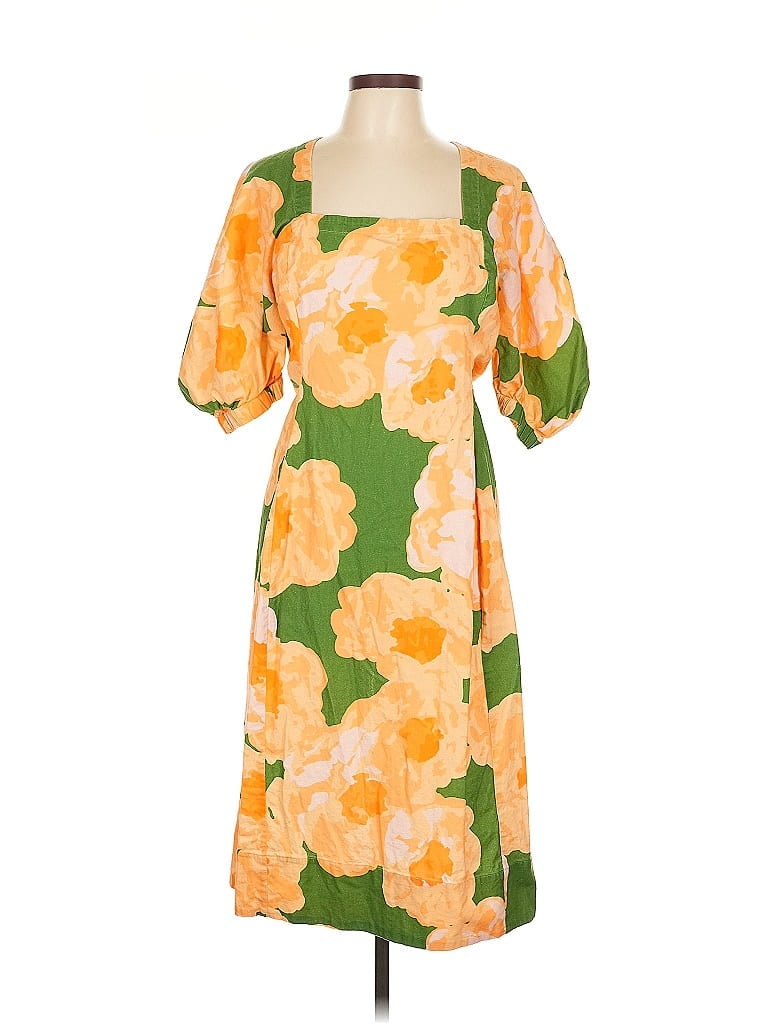 Pre-owned Eudon Choi Collective Casual Dress In Orange