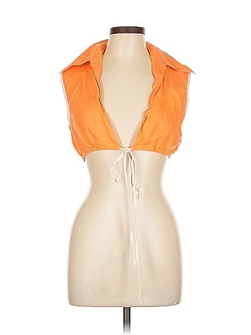 Matthew Bruch Tie Waist Crop Top (view 1)