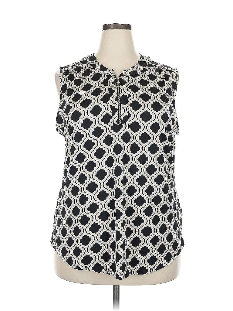 Pre-owned Joie De Vivre Sleeveless Blouse In Black