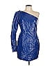 ROTATE 100% Polyurethane Blue Bess Dress Size EU 42 / US 12 - photo 1