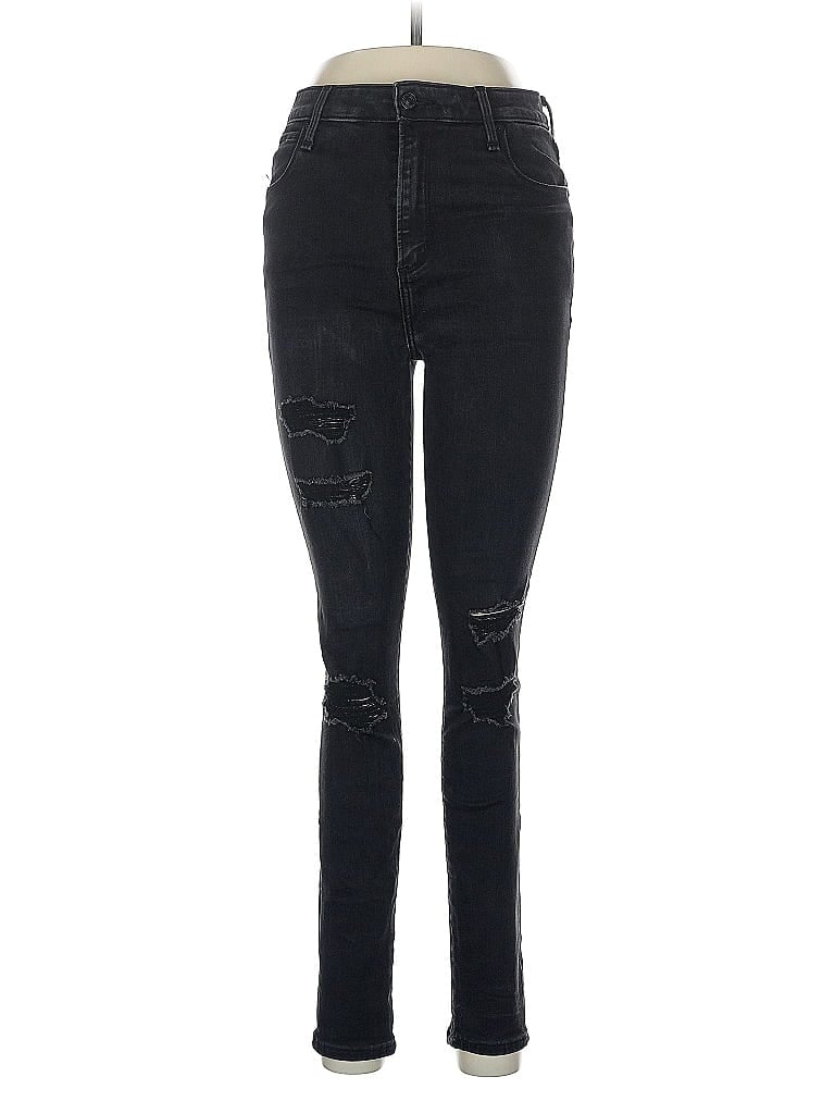Pre-owned Abercrombie & Fitch Jeans In Black