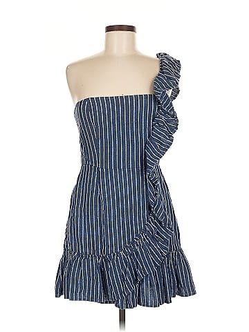 Alexis Konner Blue Stripe Dress (view 1)