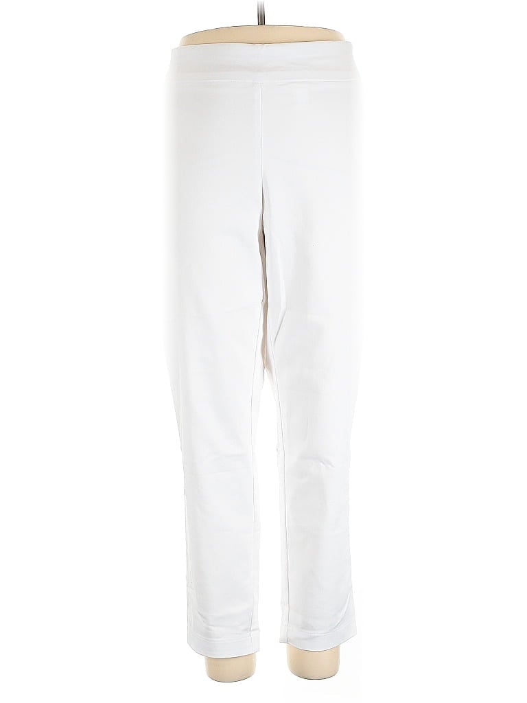 Pre-owned Croft & Barrow Casual Pants In White