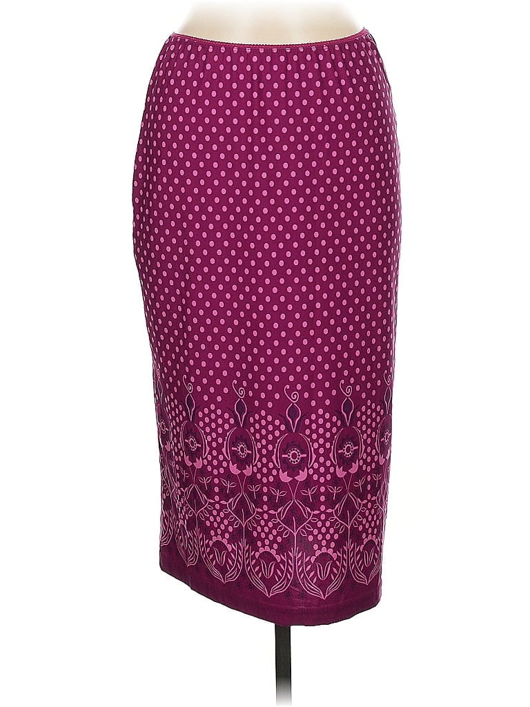 Pre-owned Xhilaration Formal Skirt In Burgundy