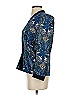 Helmut Lang Paisley Blue Blazer Size 4 - photo 5