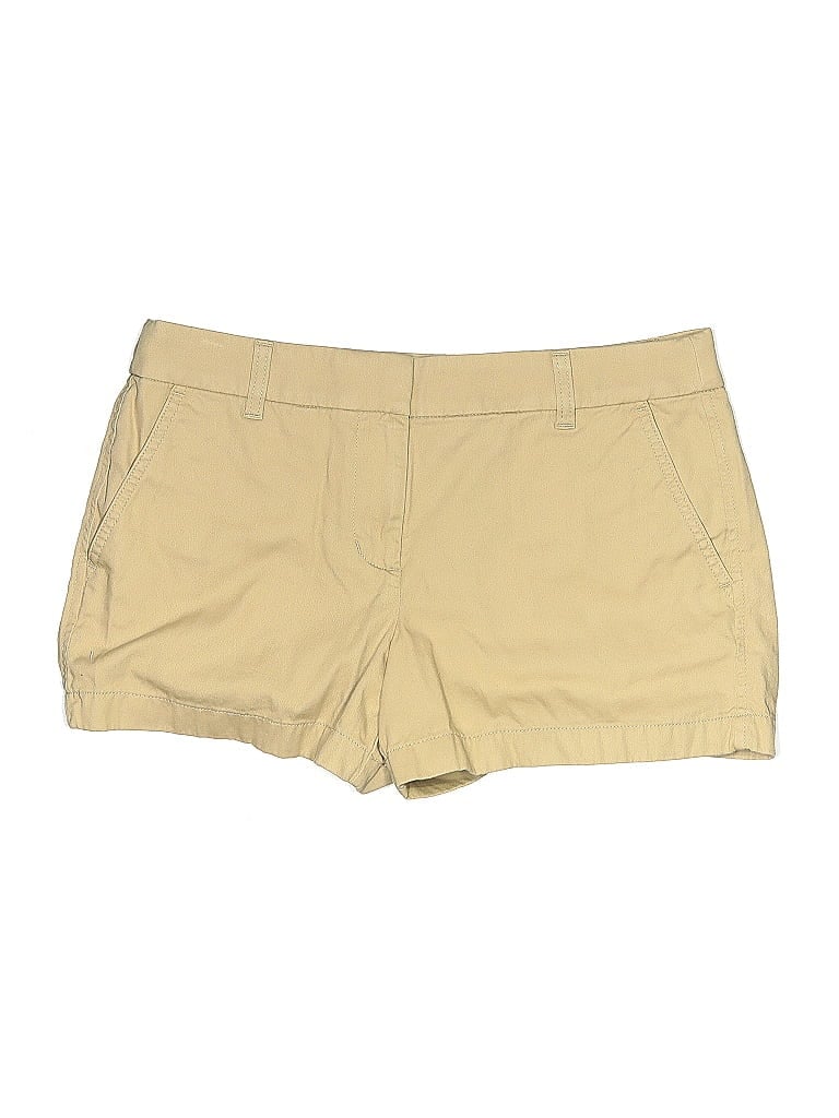 Pre-owned J.crew Factory Store Khaki Shorts In Yellow