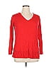Apt. 9 Red Pullover Sweater Size 0X - photo 1