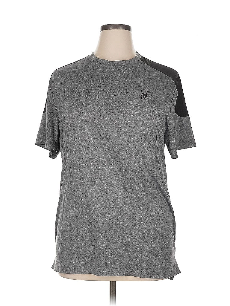 Pre-owned Spyder Active T-shirt In Gray