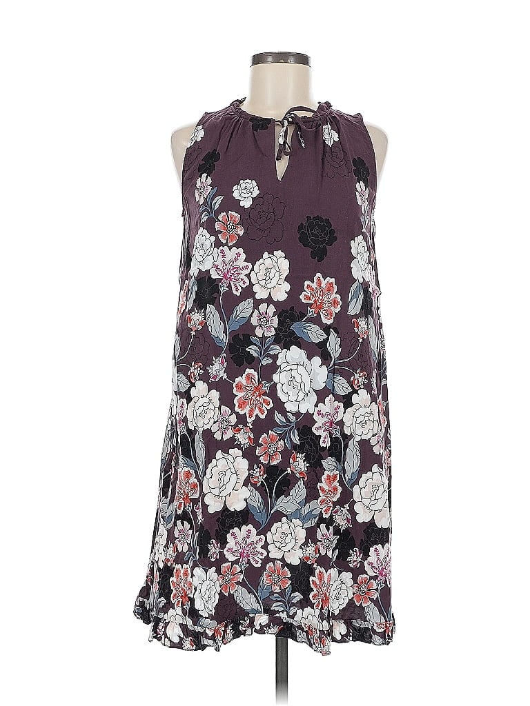 Pre-owned Ann Taylor Loft Casual Dress In Purple