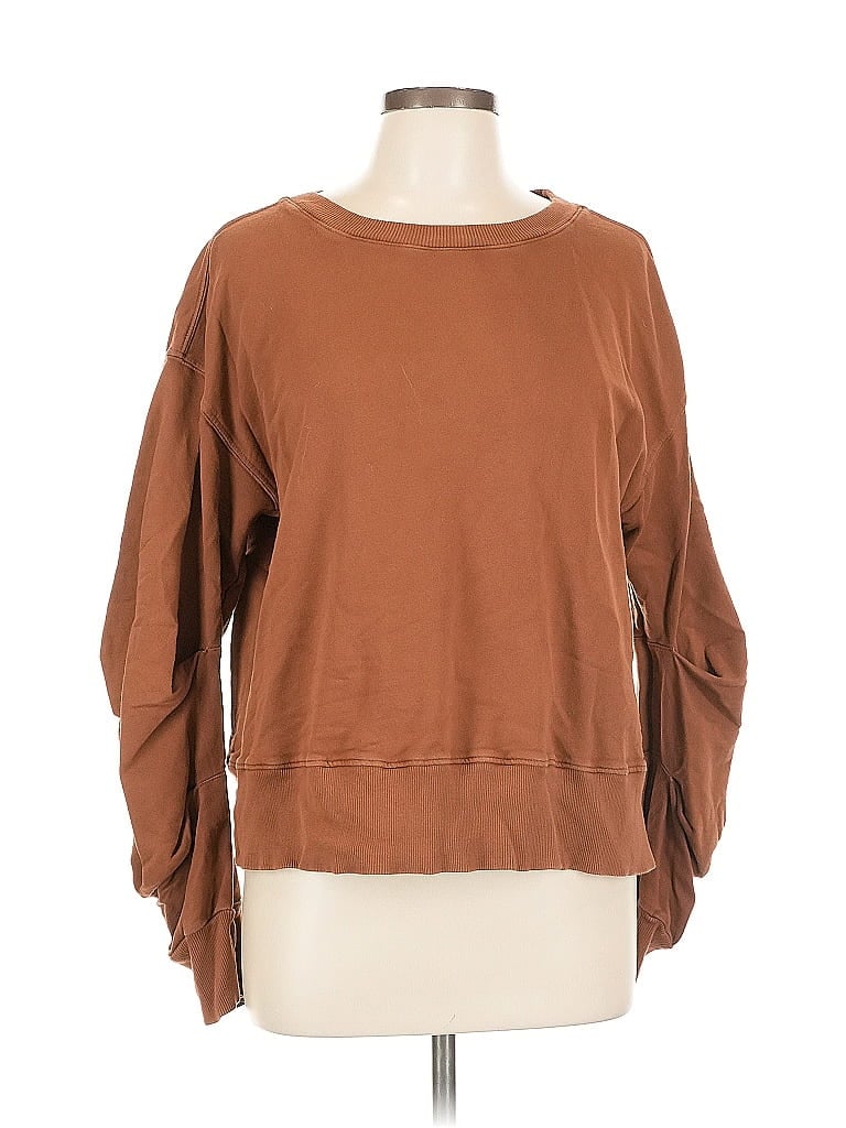 Pre-owned Michael Stars Sweatshirt In Brown