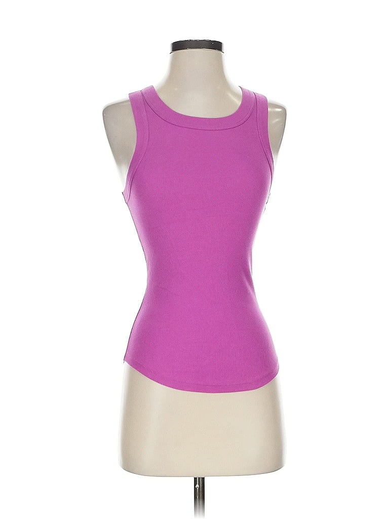 Pre-owned Dsg Tank Top Purple Strapless Neckline Tops