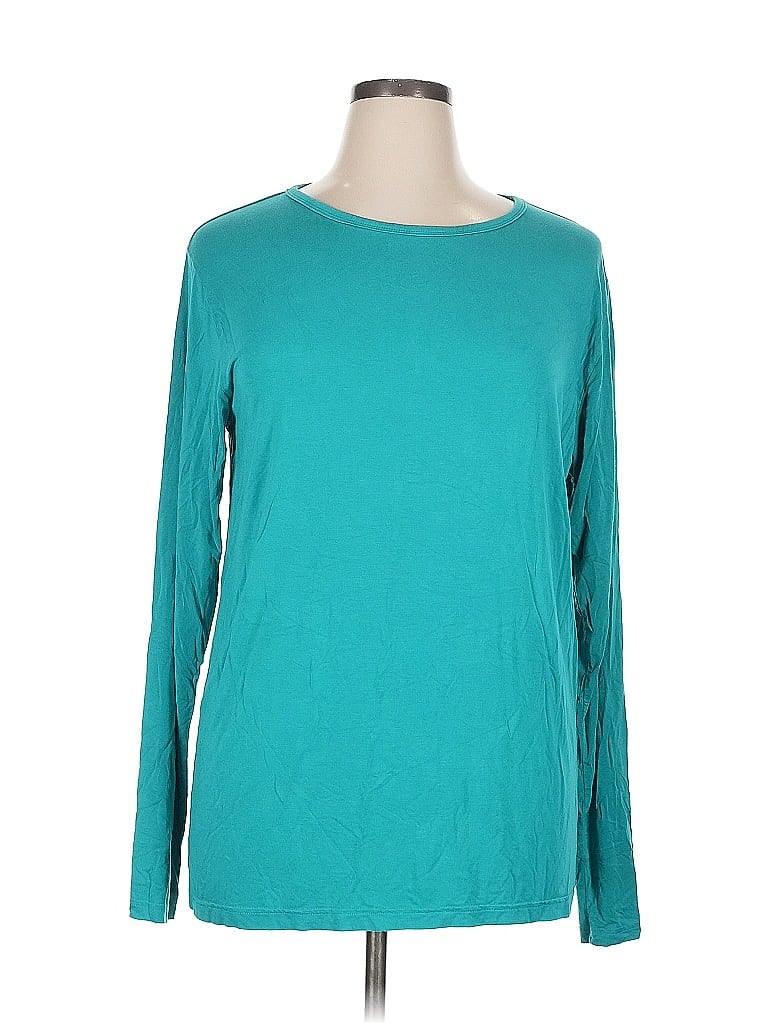 Pre-owned Assorted Brands Long Sleeve T-shirt In Blue