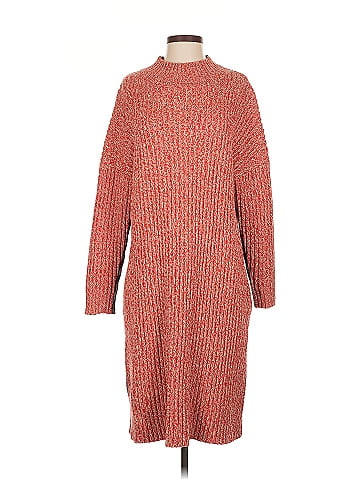 Jil Sander Navy Colorblock Knit Shift (view 1)
