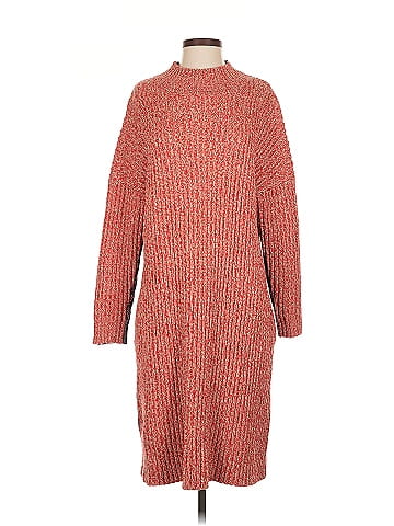 Jil Sander Navy Colorblock Knit Shift (view 1)