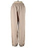 Allie Rose Solid Tan Casual Pants Size L - photo 2