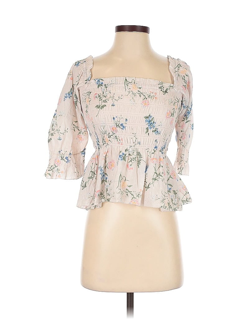 SAYLOR Pre-owned 3/4 Sleeve Blouse In Pink