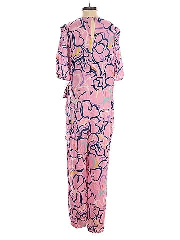 Tanya Taylor Pink Floral Jumpsuit (view 2)