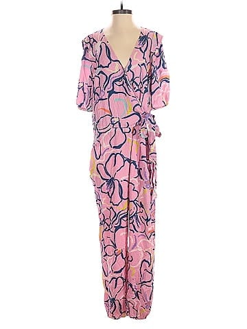 Tanya Taylor Pink Floral Jumpsuit (view 1)