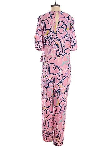 Tanya Taylor Pink Floral Jumpsuit (view 2)